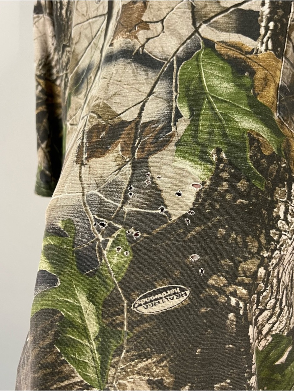 Vtg 90s Camo T Shirt - Picture 4 of 7